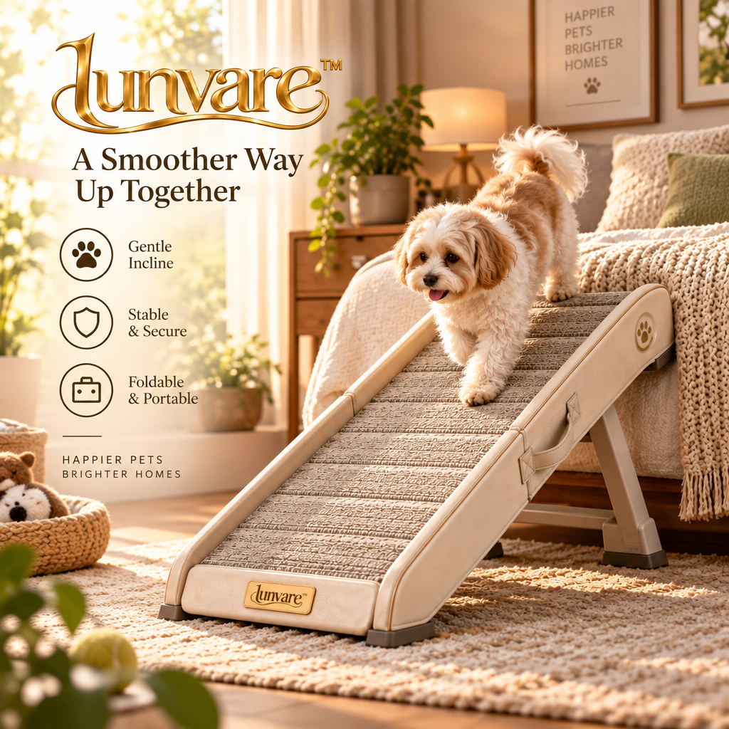 lunvare™ Graceful Foldable Pet Mobility Ramp