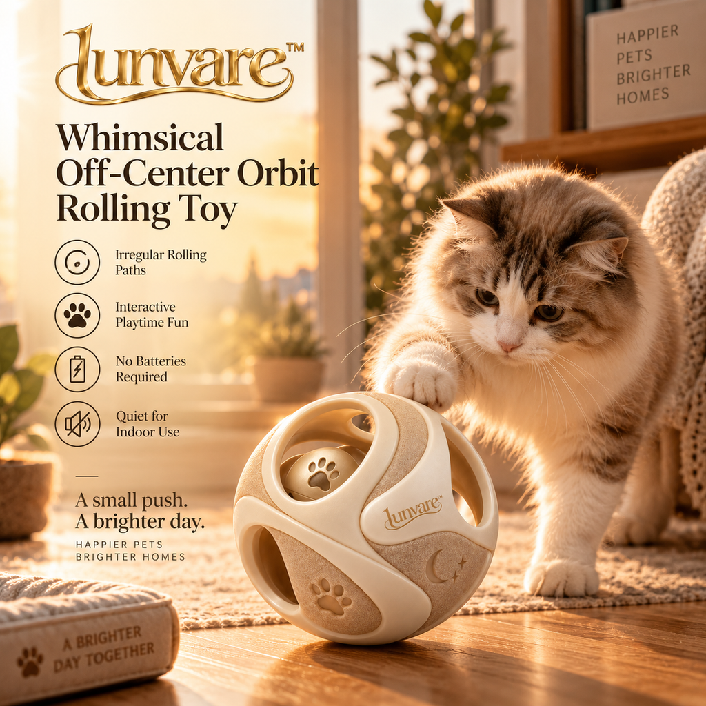 lunvare™ Whimsical Off-Center Orbit Rolling Toy
