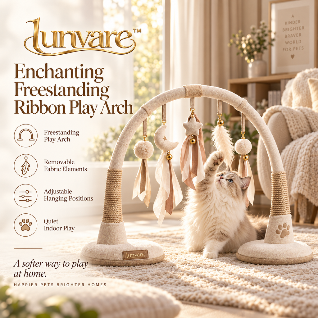 lunvare™ Enchanting Freestanding Ribbon Play Arch