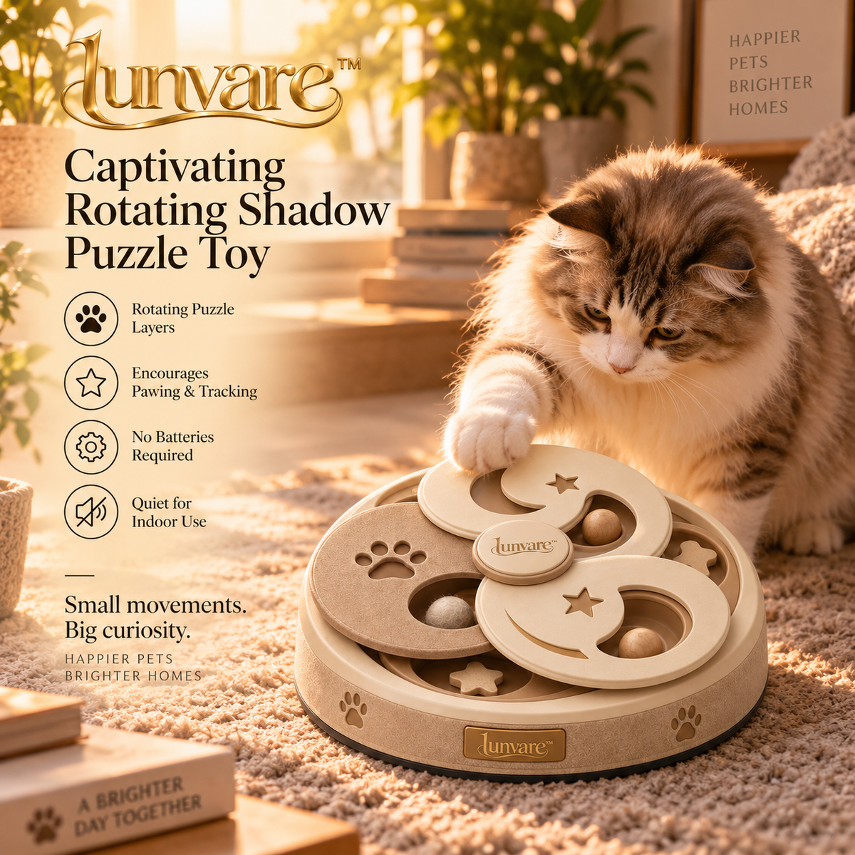 lunvare™ Captivating Rotating Shadow Puzzle Toy