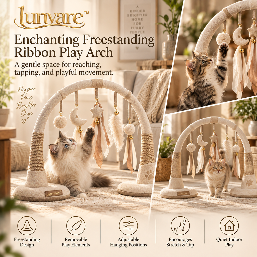lunvare™ Enchanting Freestanding Ribbon Play Arch