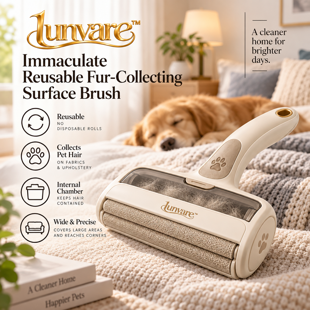 lunvare™ Immaculate Reusable Fur-Collecting Surface Brush