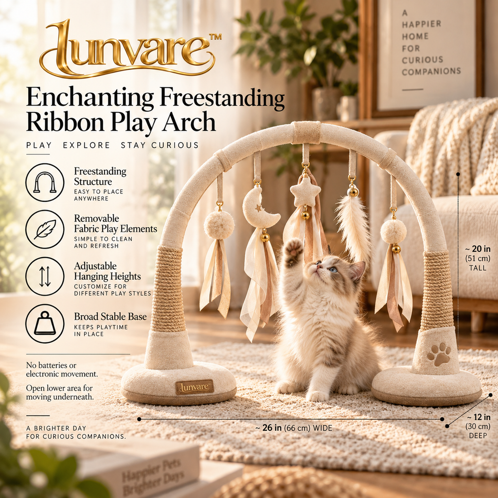 lunvare™ Enchanting Freestanding Ribbon Play Arch