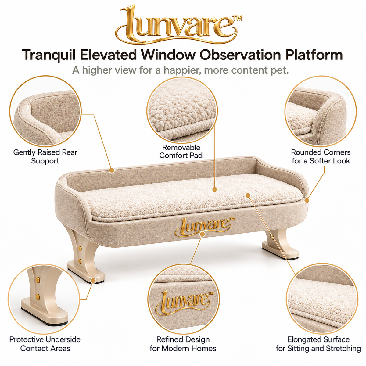 lunvare™ Tranquil Window Observation Perch