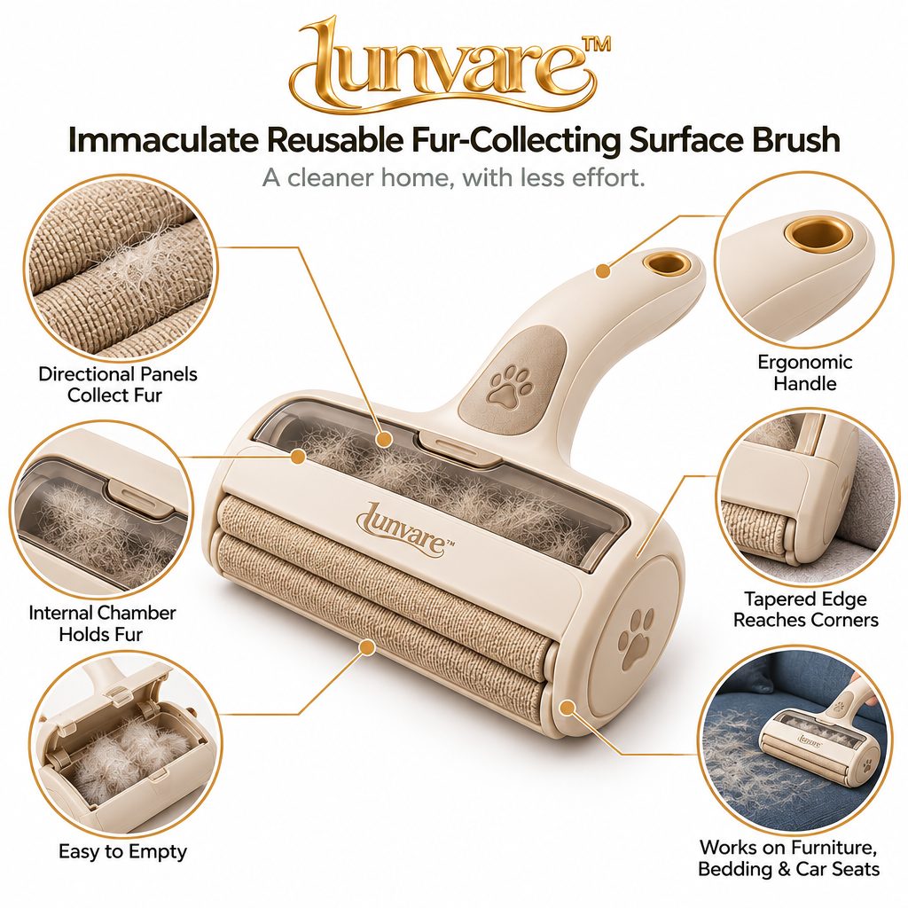 lunvare™ Immaculate Reusable Fur-Collecting Surface Brush