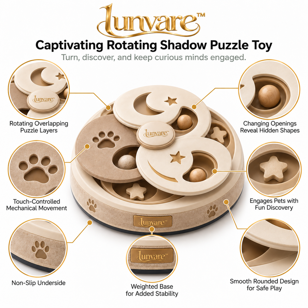 lunvare™ Captivating Rotating Shadow Puzzle Toy