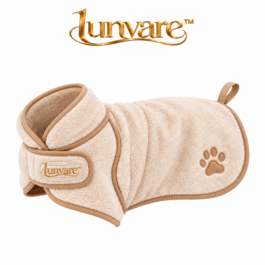 lunvare™ Delicate Wraparound Pet Drying Cape